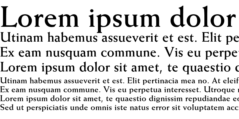 Sample of Weiss Std Bold