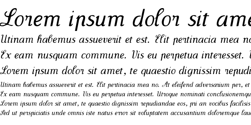 Sample of Wenceslas Medium Italic