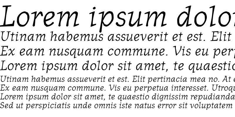 Sample of WesternPressSSK Italic