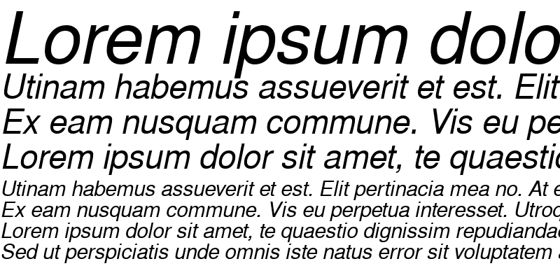 Sample of WestSansSSK Italic