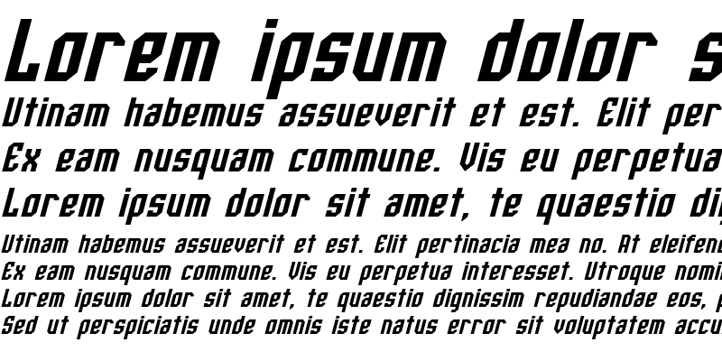 Sample of Whitestone Italic