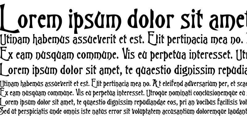 Sample of Wizard Bold