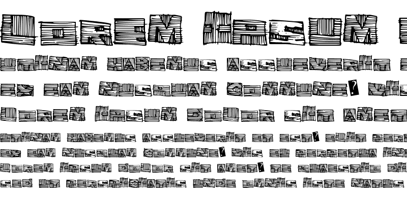 Sample of WoodblockCutter Regular