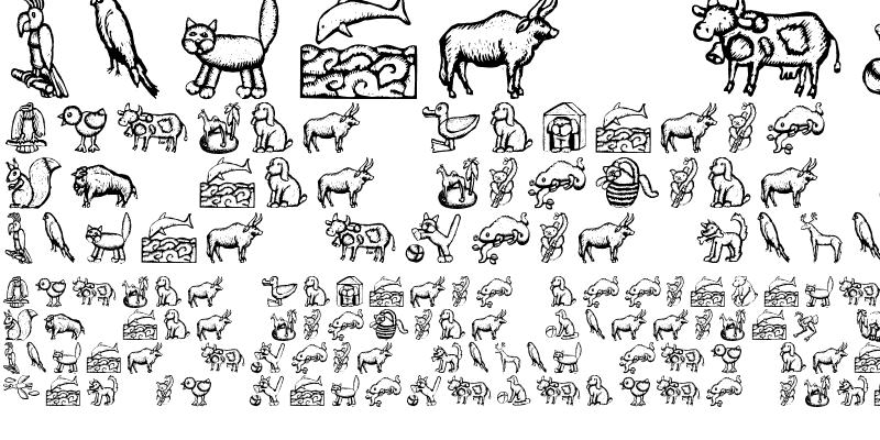 Sample of WoodcutAnimals