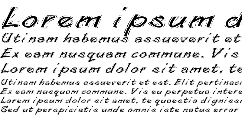 Sample of WoodcutExtended Regular