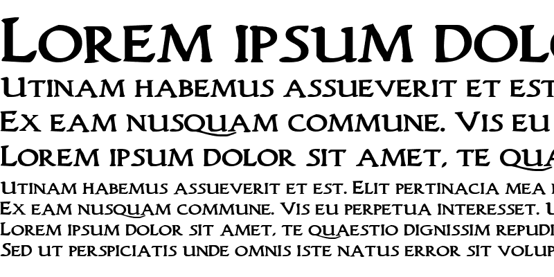 Sample of Woodgod Bold Expanded