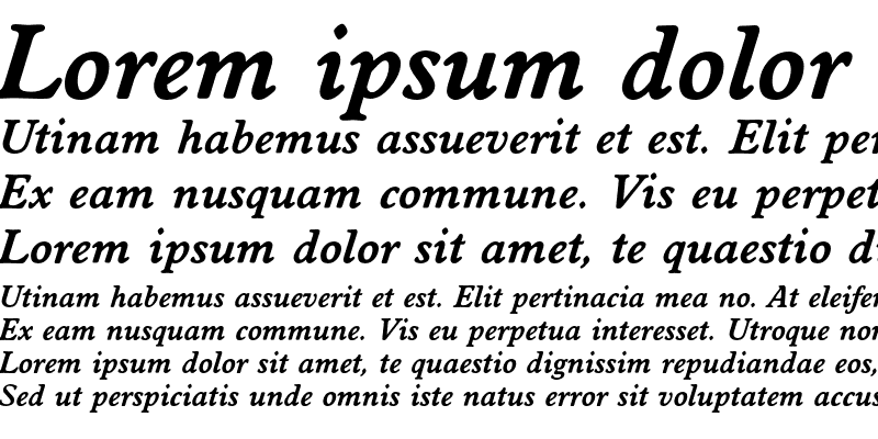 Sample of WorchesterEF DemiBold Italic