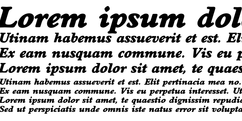 Sample of WorchesterEF ExtraBold Italic