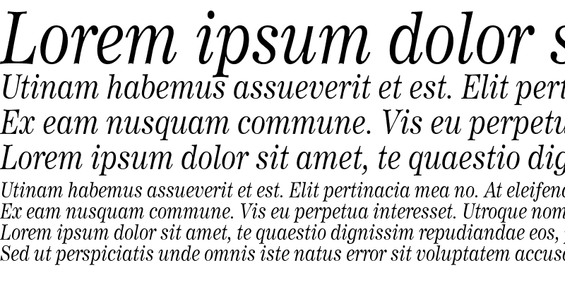 Sample of WorldwideHeadline Italic