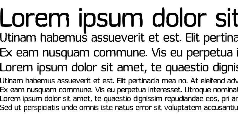 Sample of Wormfont