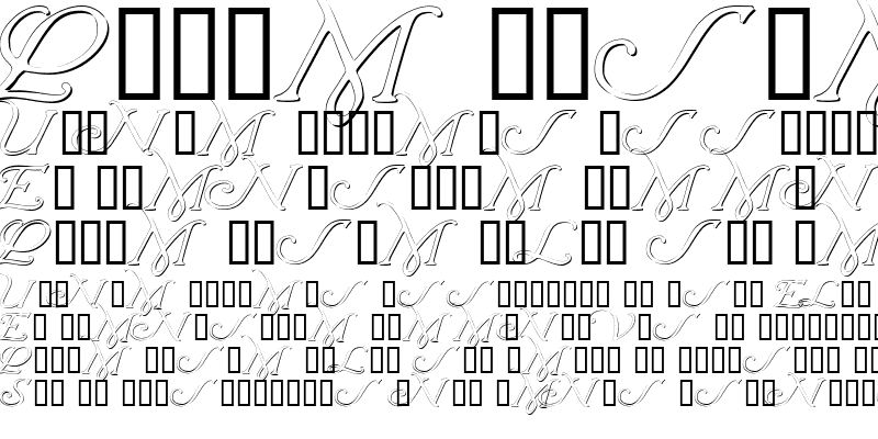 Sample of WrennInitialsEmbossed