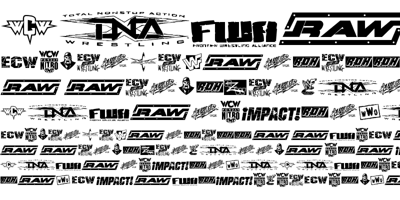 Sample of Wrestling Logos Regular