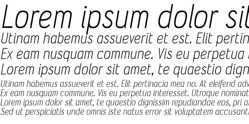 Sample of Wyvern Lt Italic