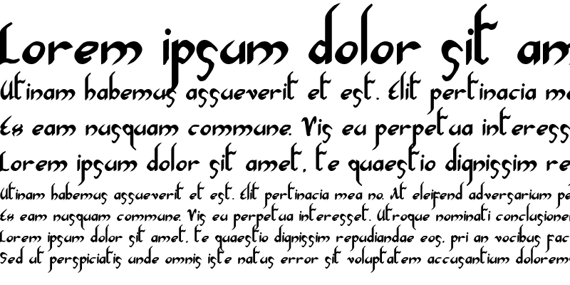 Sample of Xaphan II Bold Bold