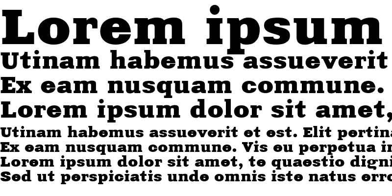 Sample of Xenia Extended Cyrillic