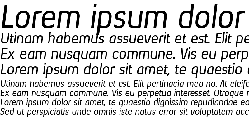 Sample of Xenu Italic