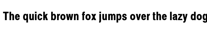 Preview of Xerox Sans Serif Narrow Bold