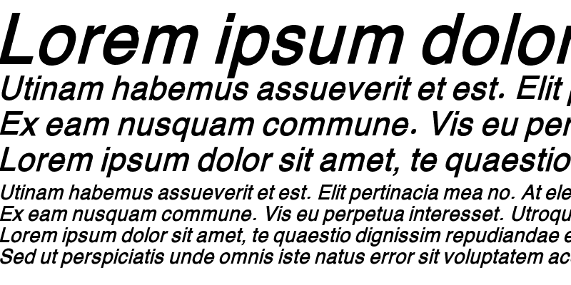 Sample of XM Yekan Bold Italic