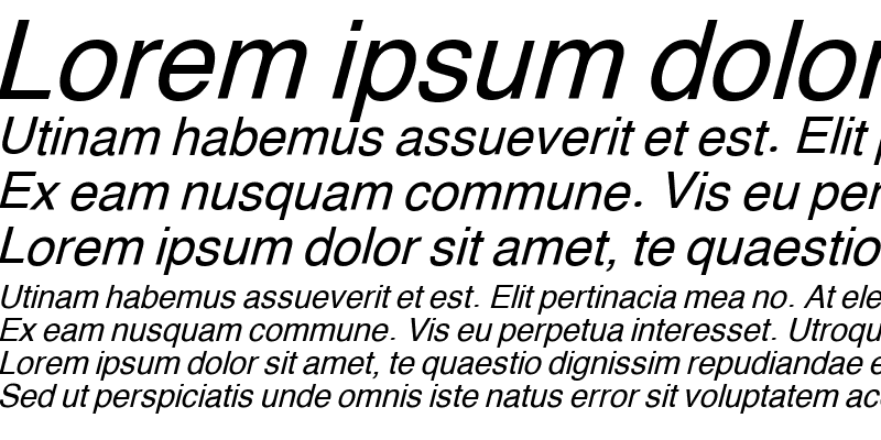 Sample of XM Yekan Italic