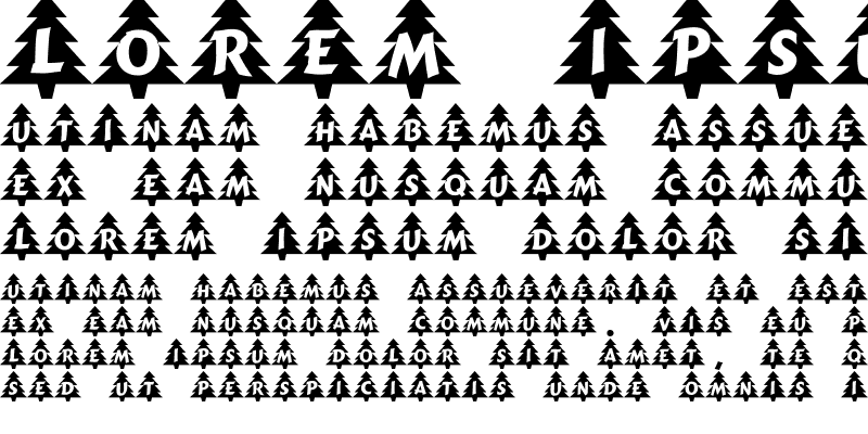 Sample of Xmas-Trees Normal
