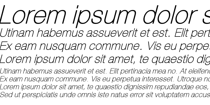 Sample of XP Ziba Italic