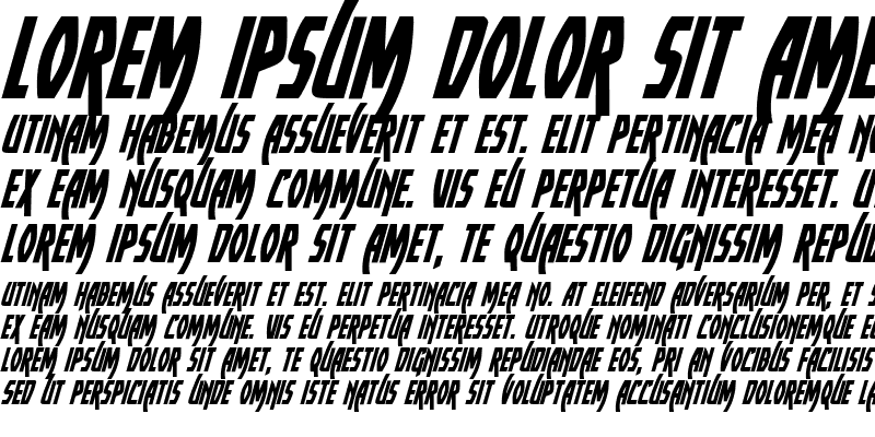 Sample of Yankee Clipper Italic Italic