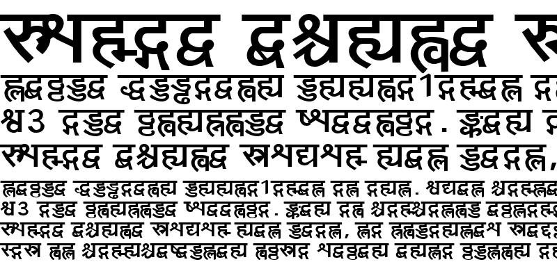 Sample of Yogeshweb Bold