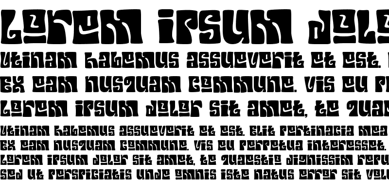 Sample of Your Groovy Font Regular