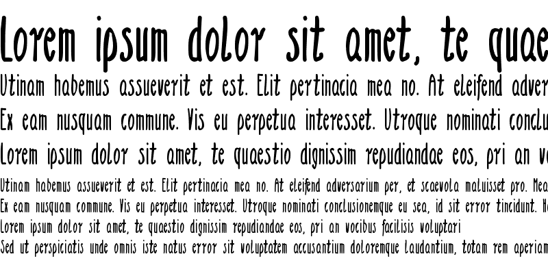 Sample of zai Thin Handwritten Lettering Regular