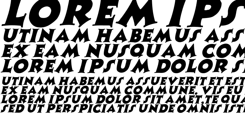 Sample of Zaleski italic Italic