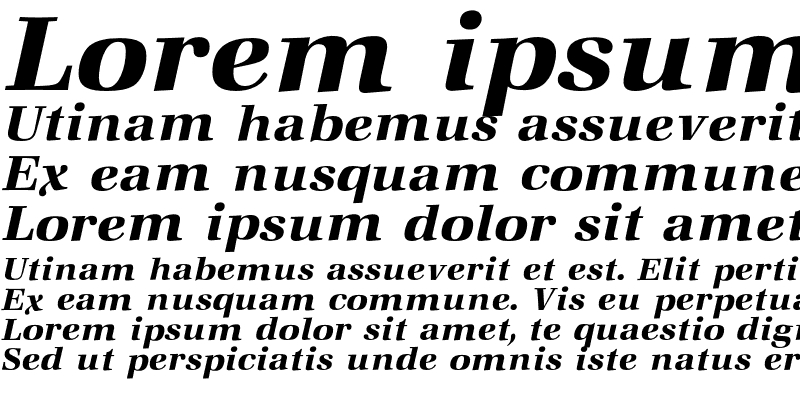 Sample of Zapf Demi Italic