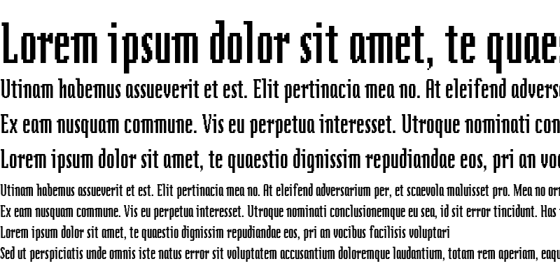 Sample of Zeitgeist MT Condensed Regular