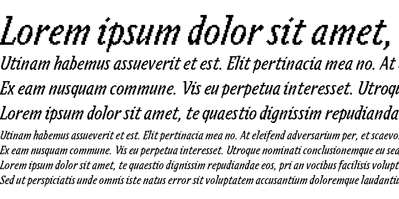 Sample of Zeitgeist MT Italic