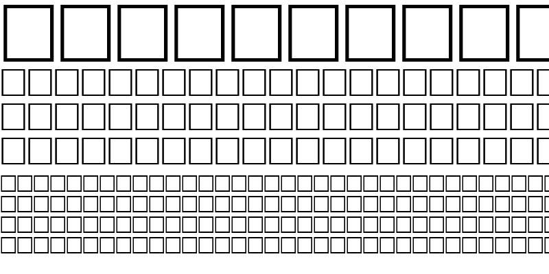 Sample of ZENOBIA Regular