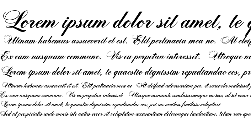 Sample of Zither Script