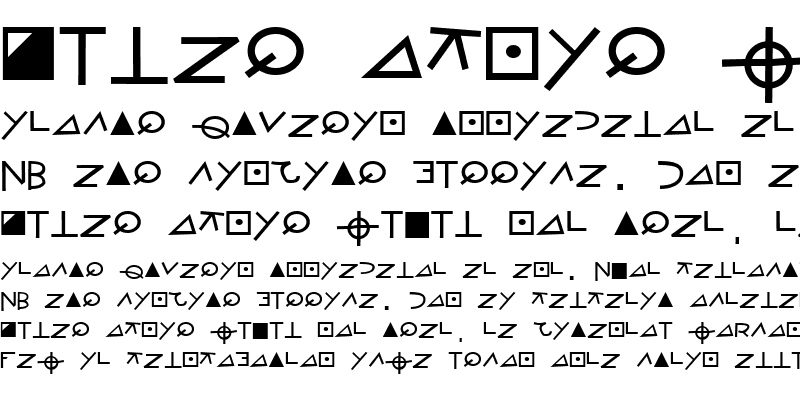 Sample of Zodiac Cryptik Regular
