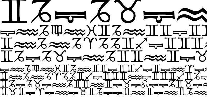 Sample of Zodiac I BC