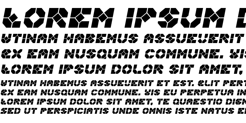 Sample of Zoom Runner Semi-Italic Semi-Italic
